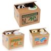Panda Cat Thief Money Boxes Toy Piggy Banks Gift Kids Money Boxes Automatic Stole Coin Piggy Bank Money Saving Box Moneybox