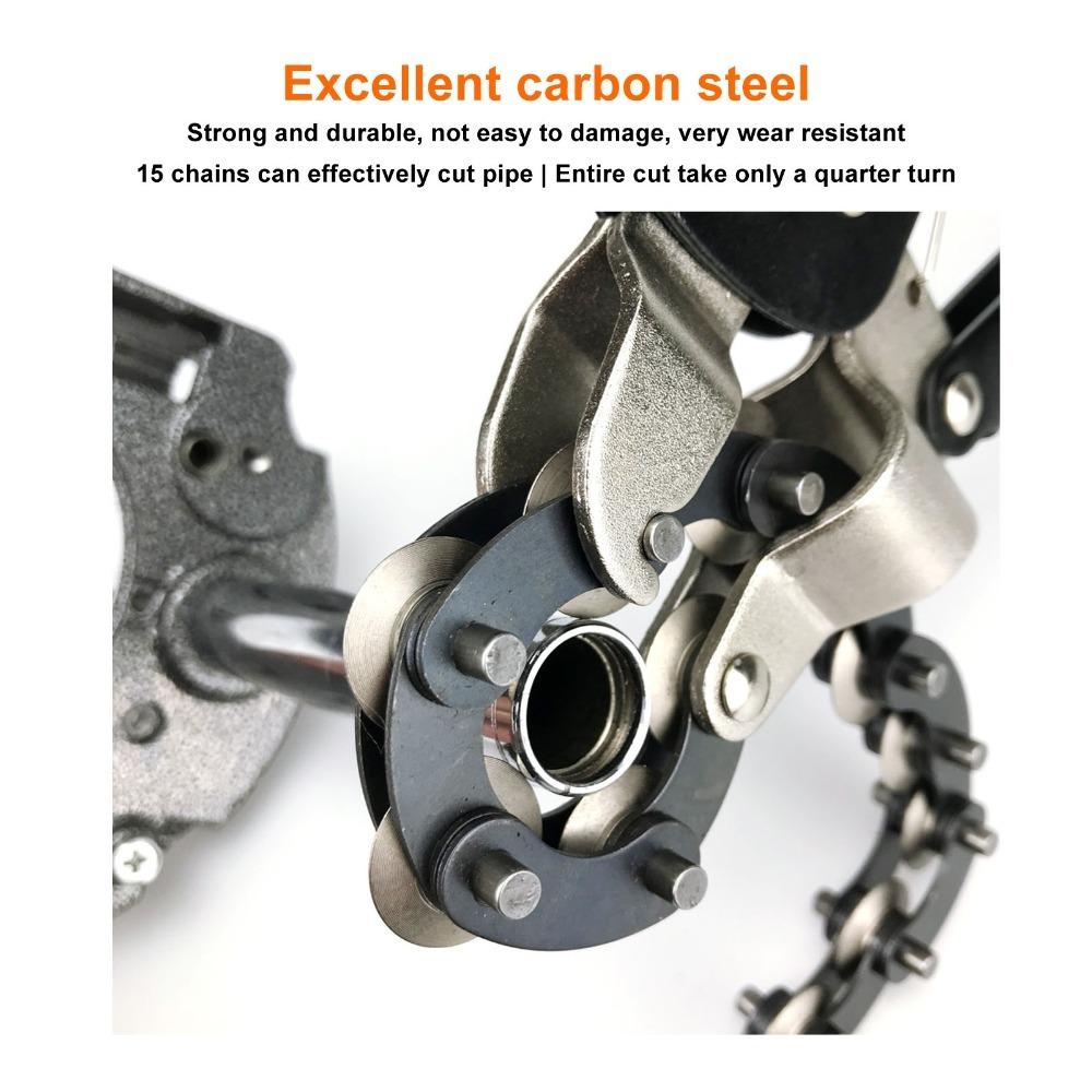 1 5/16 To 3 9/16 Inch Cutting Range Chain Pipe Cutter Exhaust Pipe Cutter  For PVC Pipe