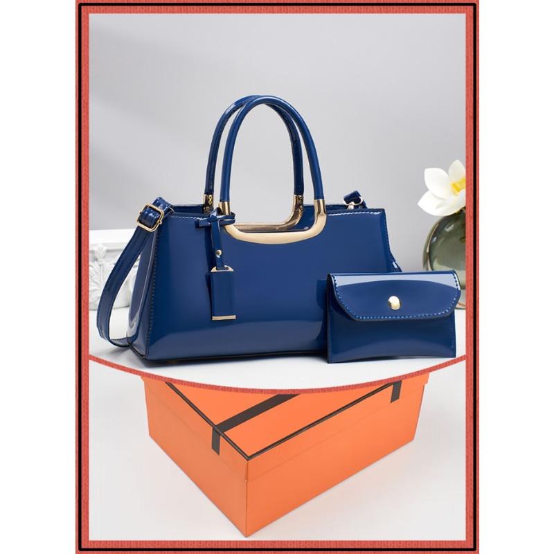 Bolso de mujer nuevo, simple y de moda, de charol brillante, bolso bandolera de novia, bolso de mano, bolso de cena para mujer