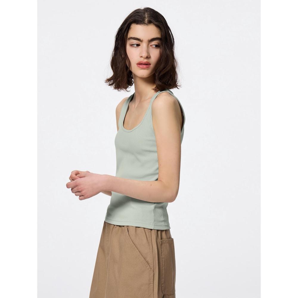 GU by Uniqlo Ribbed Tank Top Us+ec