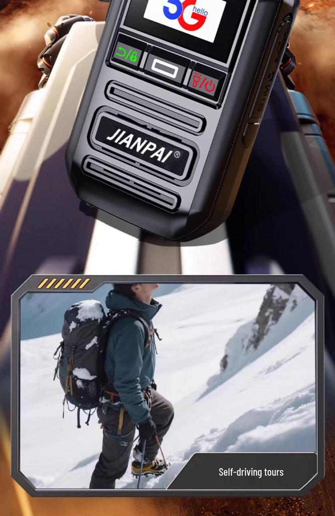 X2F 5G Walkie-Talkie: 5000 Km Range, Mini Compact Design for Construction, Fleet, and Outdoor Use