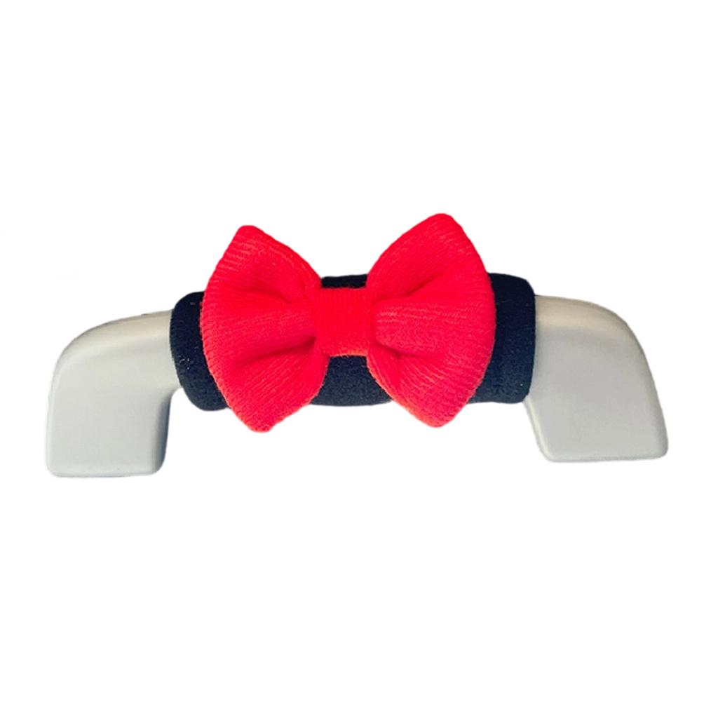 Bowknot Protective Cover for Automobile Roof Handles to Prevent Scratches Wear and Dirt Anti Slip Easy Installation Grip