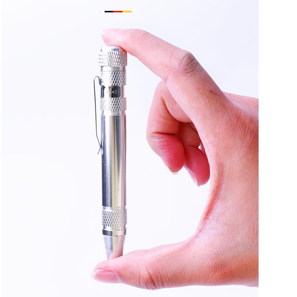 Multifunktioneller Acht-in-Eins-Schraubendreher, Demontagestift aus Aluminiumlegierung, Einwort-Kreuzschlitz-Ersatzschraubbit, Wartungswerkzeug