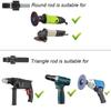 Electric Drill Conversion Angle Grinder Set Handle Holder Adapter Connecting Rod with Wrench for Cutting Disc Polishing Wheel
