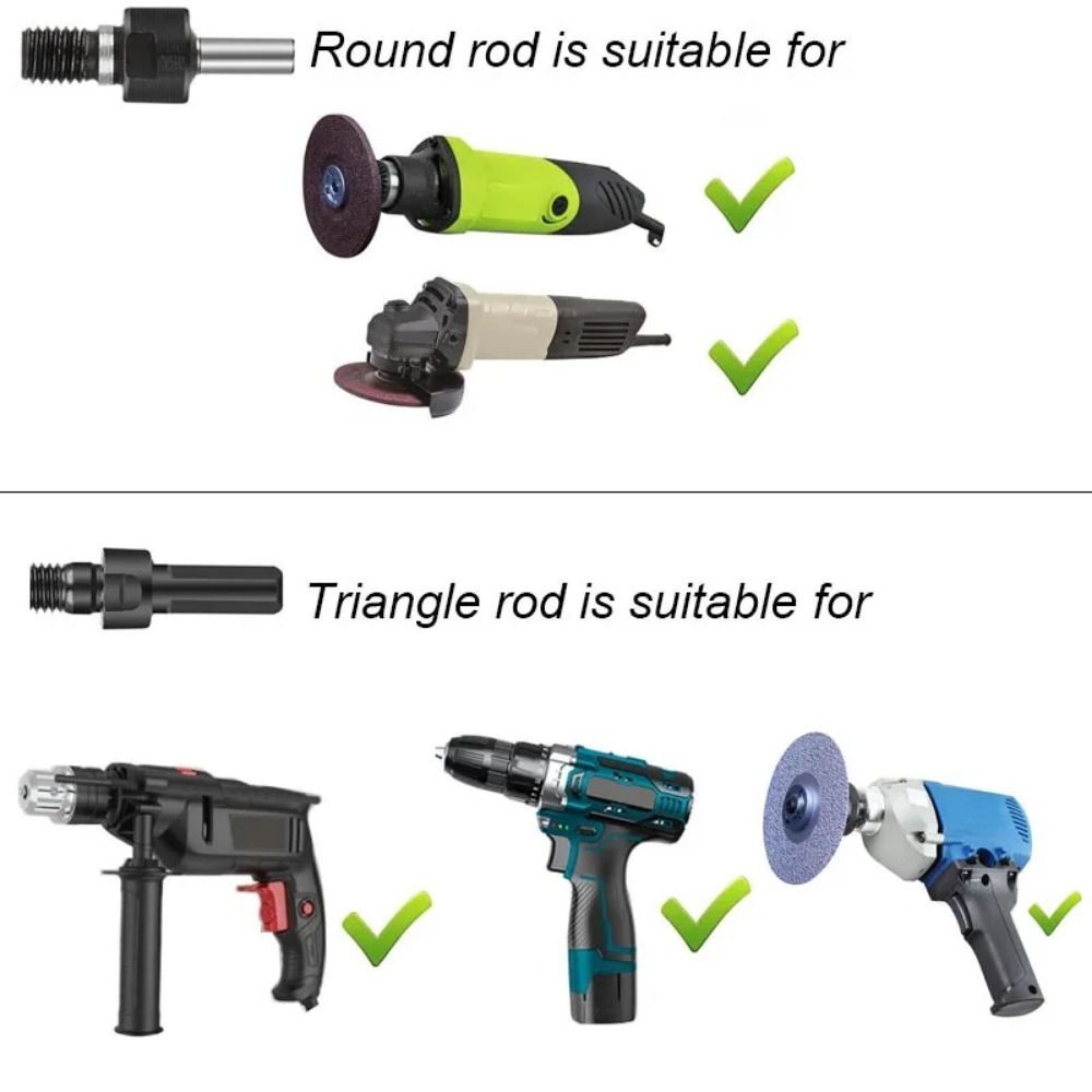Electric Drill Conversion Angle Grinder Set Handle Holder Adapter Connecting Rod with Wrench for Cutting Disc Polishing Wheel