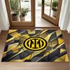 Borussia Dortmund Design Crystal Velvet Rug Soft Decorative Mat for Bedroom Entrance