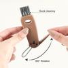 Cleaning Brush with Pointed Crevice Brush Soft Bristles Deep Reach Handle Cup Lid Straw Gap Cleaner Kitchen Tool
