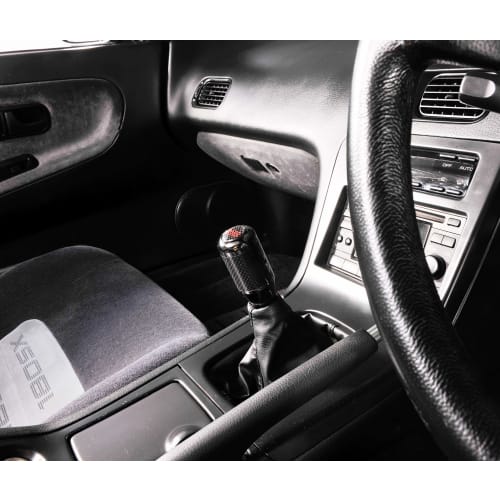 CARMATE Car Shift Knob RAZO Real Carbon MT 400g RA66