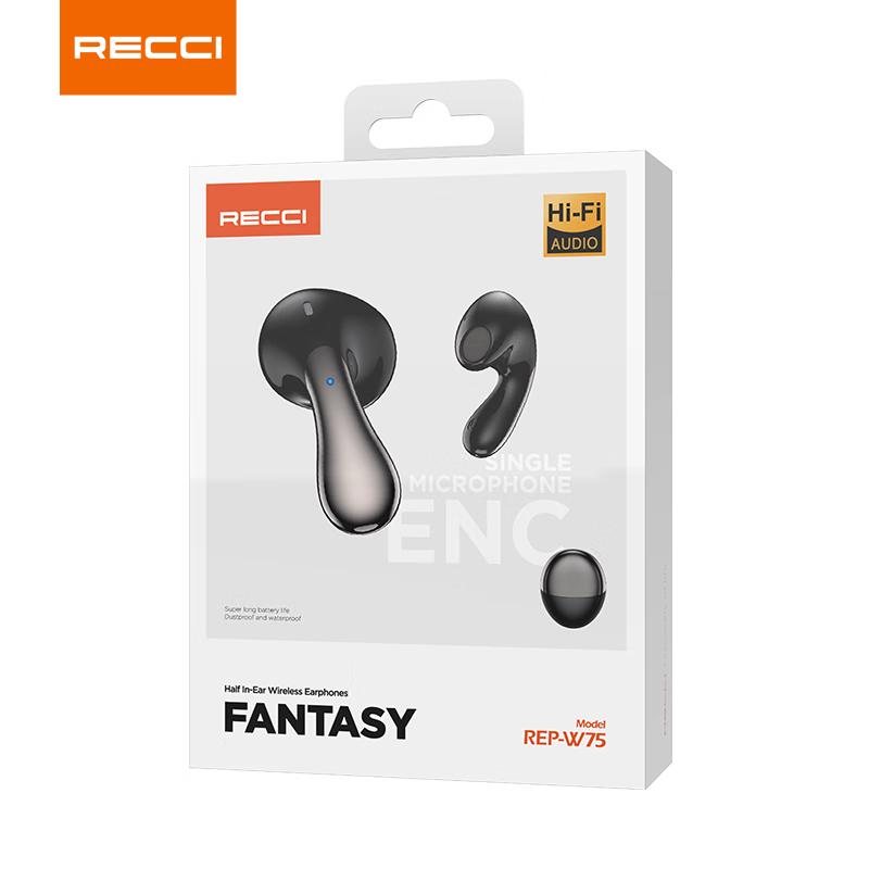 Recci REP-W75 Bluetooth Ear-Hook Wireless Earbuds