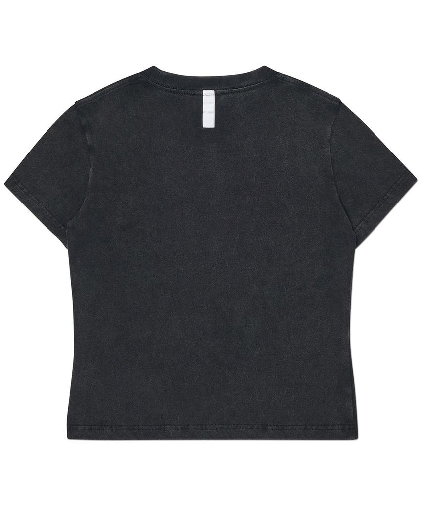 Nomaenyueol Applique T-Shirt (Woman) - Washed Black