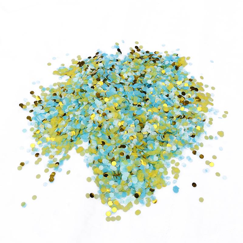 

Festive 2.5cm Colorful Loose Round Confetti for Parties, Hand-Tossed Balloon Fillers