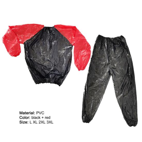 Sauna Suits Waterproof Anti-rip PVC Fitness Weight Loss Exercise Sweat Track Sauna Suit for Training