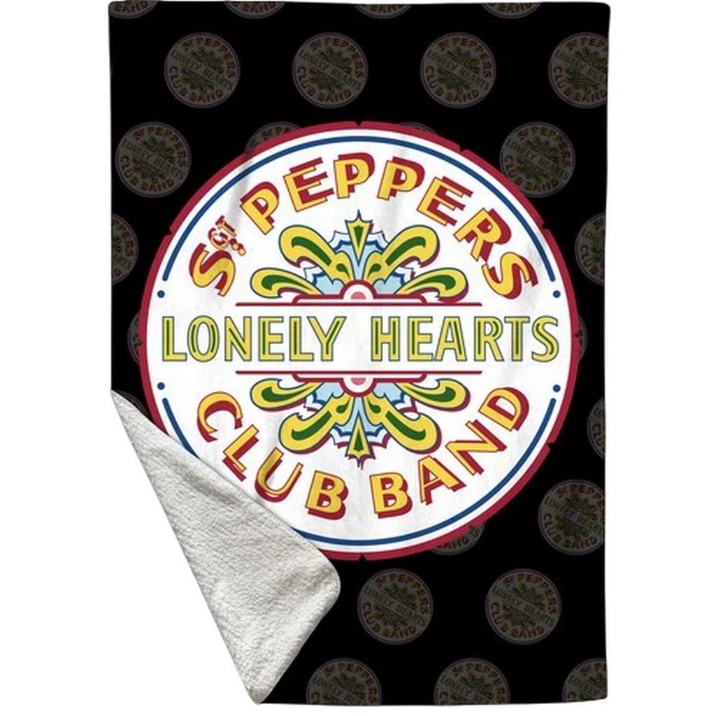 The Beatles Sgt Pepper Sherpa Fleece Blanket