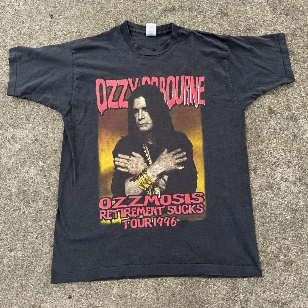

Shirt 1996 Retirement Sucks Tour Black vtg NH22611 T shirt ON TREND Unisex T-Shirt S