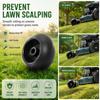 Black Mower Gauge Wheels Durable Bolt On Kit Tidy Deck Support Wheels  Lawn Mower Maintenance