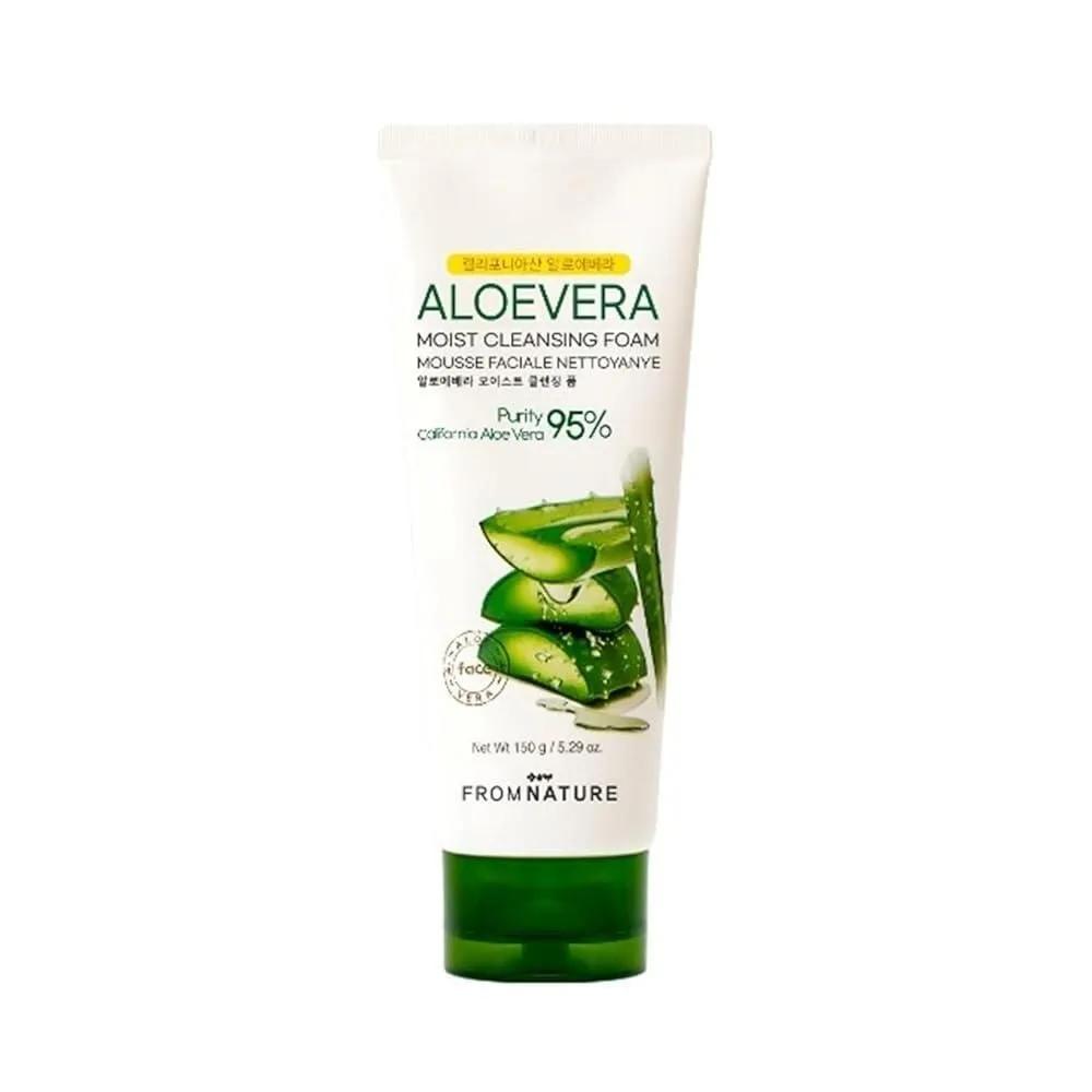 AloeVera 90% Moist Cleansing Foam 150g Aloe Vera Soothing