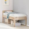 VidaXL Bed Frames Without Mattress 90x190 Cm Solid Pine Wood, Bedroom Furniture, Bed Base, Wooden Bed, Bed, Bed 855741