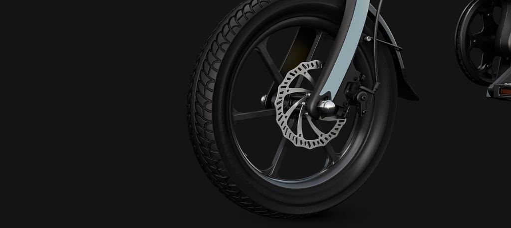 DYU C2 Electric Bicycle 350W Motor, 48V 7.5Ah Battery, 16 Inch Tires, Range 45KM, Foldable, Folding E-Bike