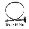 4Pin Female To 15Pin 15Pin Power Cable 15Pin Extension Cord Hard Drive Disk Power Supply Cable Adapter For PC Desktop