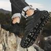 Zapatos de senderismo para hombre de estilo retro, resistentes, impermeables, con suela antideslizante, para viajes de montaña