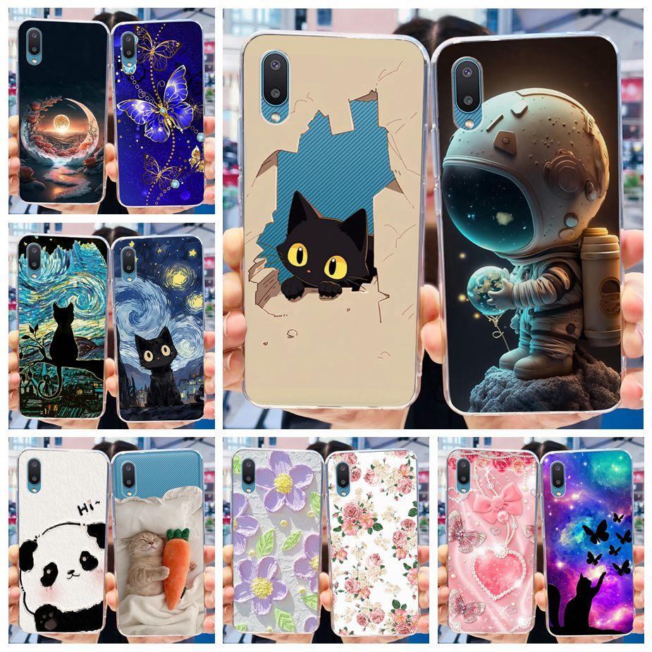 For Samsung Galaxy A02 Case SM-A022F Cute Fashion Painted Cover Clear Silicone Phone Case For Samsung A02 M 02 Galaxy M02 Bumper