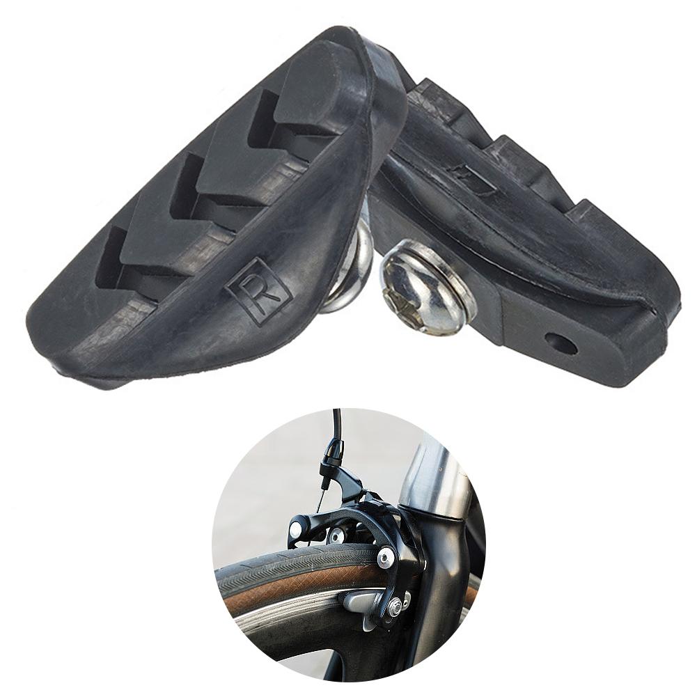 Road Bike Bicycle Clamp Rubber C Brake Pads Bike Brake Pads Clamp Cycling Bike Brake Holder Pads Cycling Accessories Parts