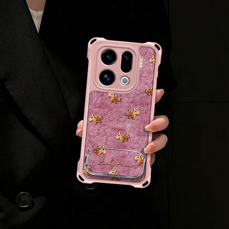 Full screen pony is suitable for OPPOfindx9 mobile phone case findx8 protective case findx7 new findx6 women