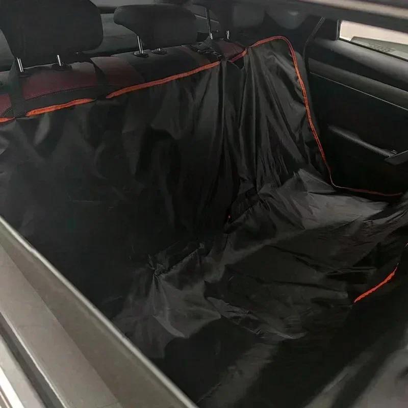 For Cars Trucks SUVs Premium Oxford Cloth Dog Car Seat Cover Durable Waterproof Scratchproof Pet Hammock Cushion Protector