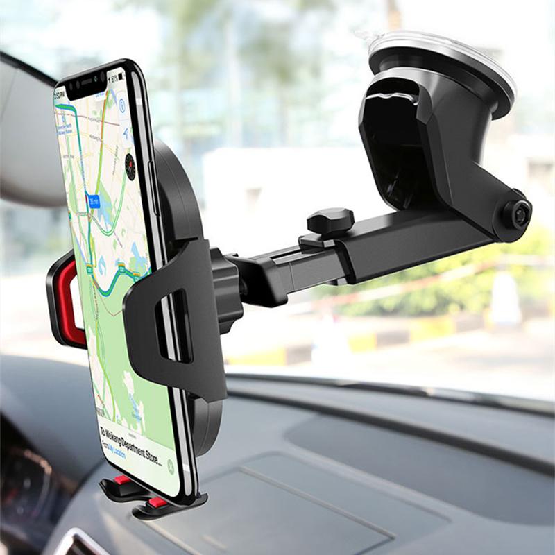 2026 Sucker Car Phone Holder Mount Stand GPS Telefon Mobile Cell Support for IPhone 13 12 11 Pro Max X 7 8 Xiaomi Huawei Samsung