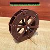 Plastic Waterwheel Landscaping Ornaments: Flowing Water Feng Shui Wheel for Fish Tanks and Gardens