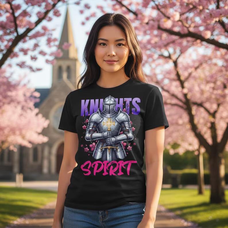 Knight s Spirit - Vintage Washed Oversized Cotton T-Shirt XXXXL