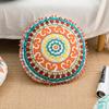 Ethnic Moroccan Style Round Throw Pillow Case Embroider Craft Unstuffed Seat Cushion Bay Window Meditation Decor Ottoman Covers