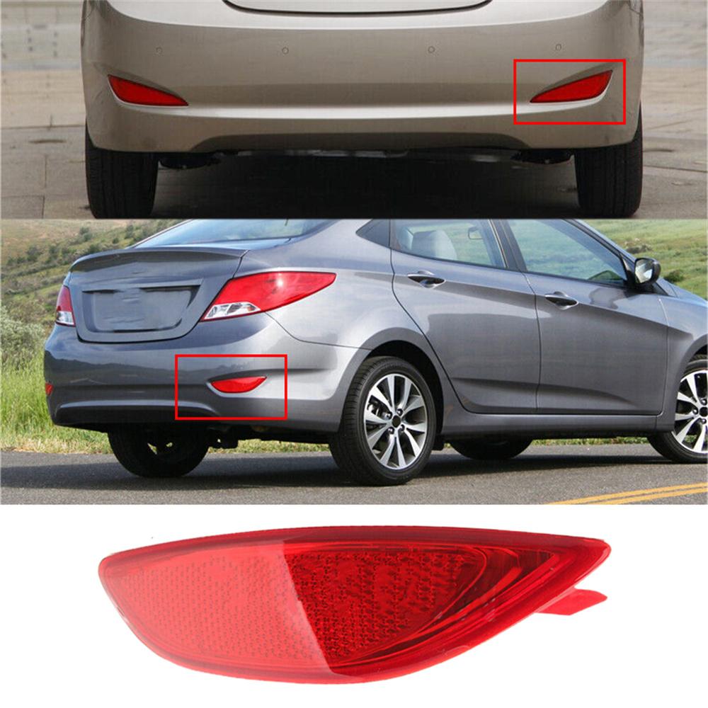 1PC Red Rear Right Bumper Reflector Trim 924061R000 For Hyundai Accent 2012-2017