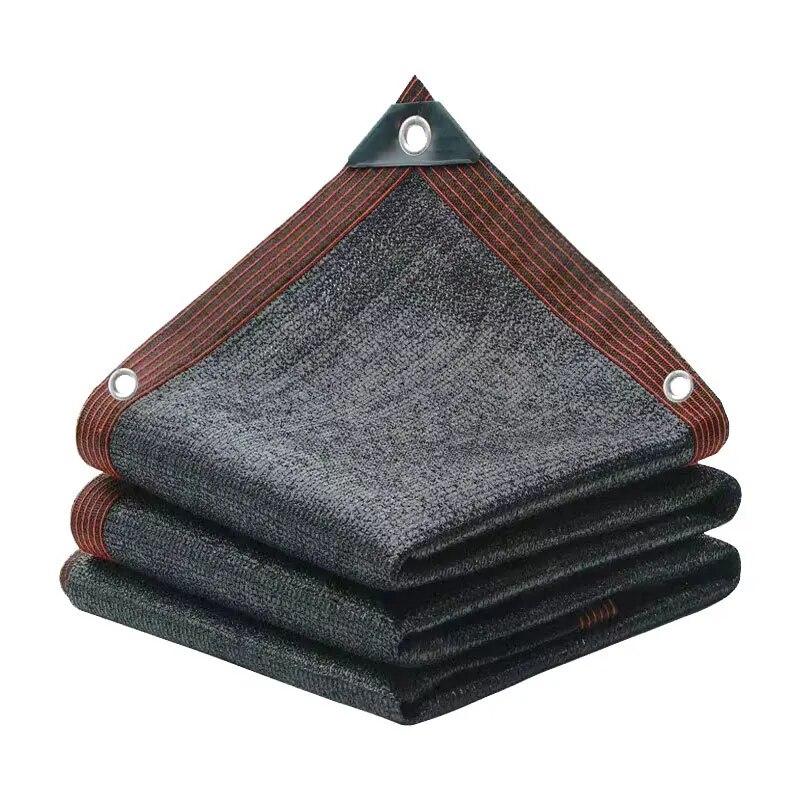 

1 шт. Черная утолщенная затеняющая сетка, зашифрованная защита от солнца, сельскохозяйственная летняя наружная изоляционная сетка 2*2 m чёрный