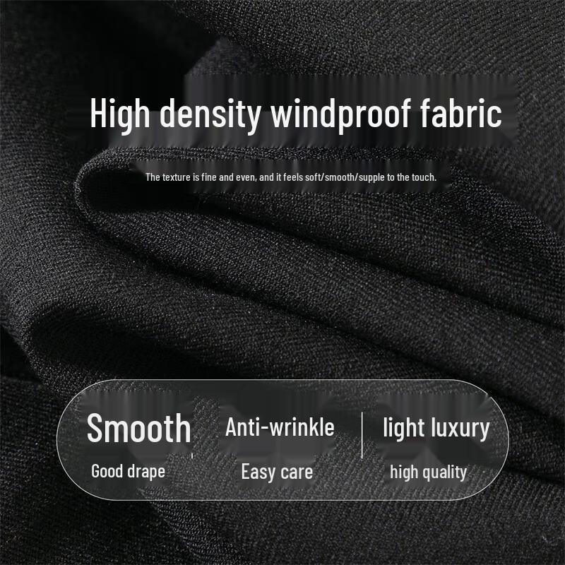 Shanshan Men's Wool Blend Business Casual Zipper Jacket