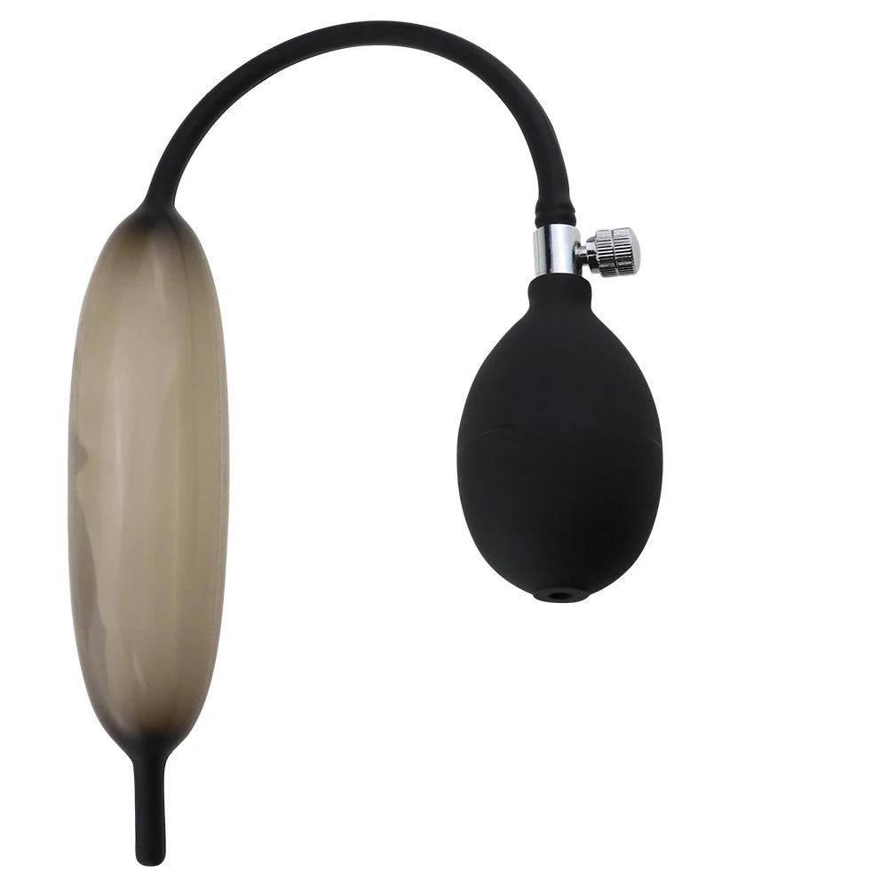 Sexspielzeug Aufblasbarer Dehnbarer Penis-Plug Urethra-Katheter Dilator Pferdeauge Stimulation Männlicher Masturbator Penis Einführgerät