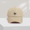 Vintage Cotton Baseball Hat With Animal Embroidery For Spring Outings