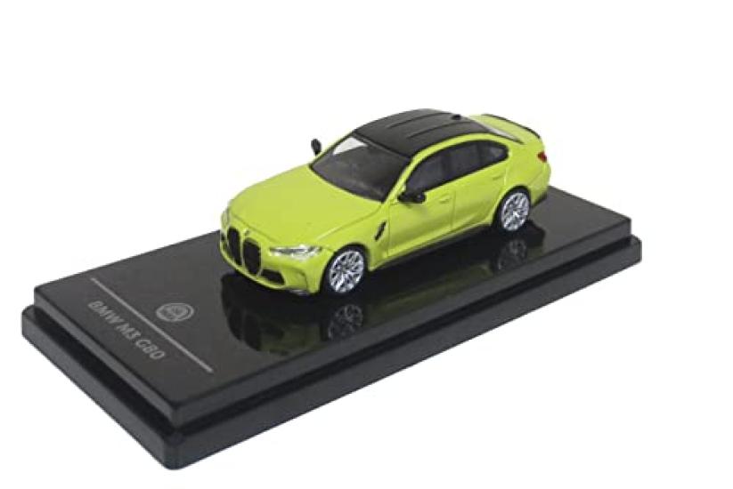 

PARAGON scale BMW M3 G80 Sao Paulo Yellow RHD miniature car 1/64