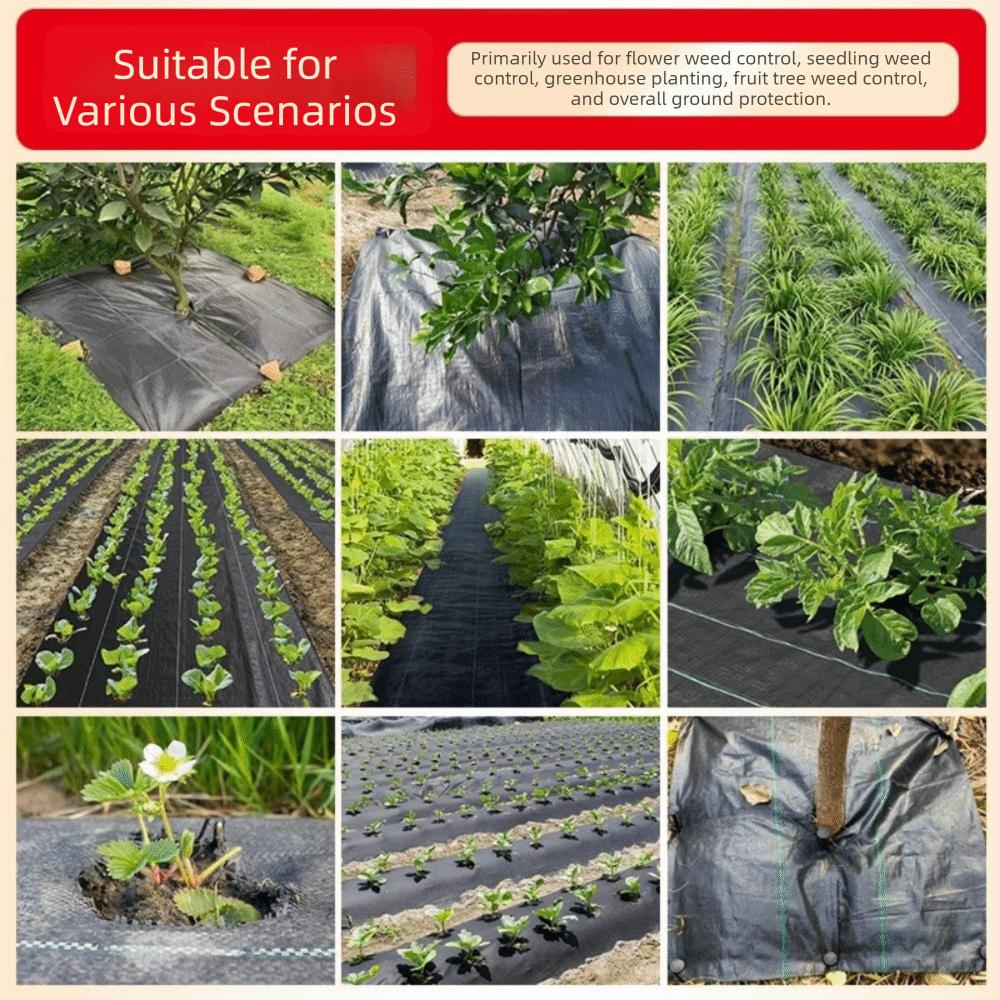 Multi-size Weed Blocking Cloth Trimmable Weed Control Mat Weed Barrier Fabric Garden Weed Control
