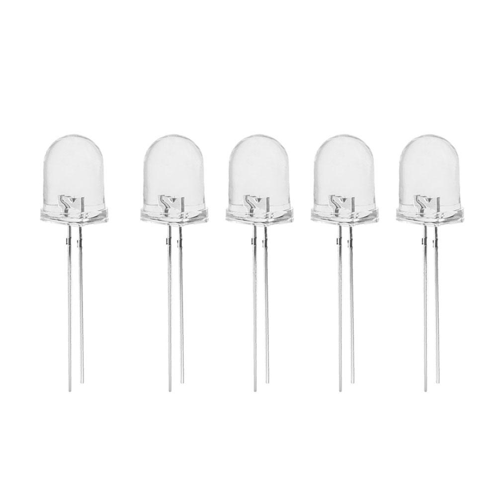 

20PCS LED Diod 10MM білий червоний жовтий синій зелений світлодіодний діод F10 білий