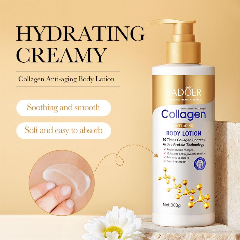 Collagen Milk Bleaching Face Body Cream Whitening Cream Skin Whitening Moisturizing Body Lotion Skin Lightening Cream Body Care