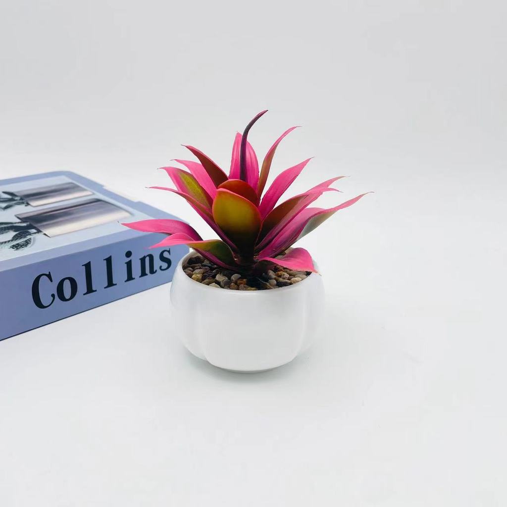 Factory Stone Realistic Lotus Succulent Planter With Green And Colorful Options For Home Decor Events And