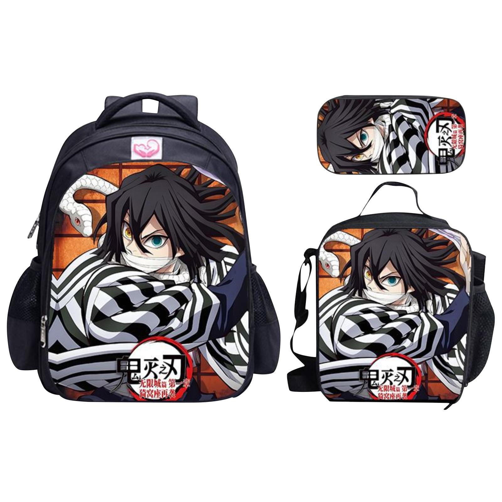

Anime Comic Backpack Three Piece Set, Backpack, Pencil Case, Shoulder Bag, Anime Three Piece Set That Children Like,Back To School Gifts One Size