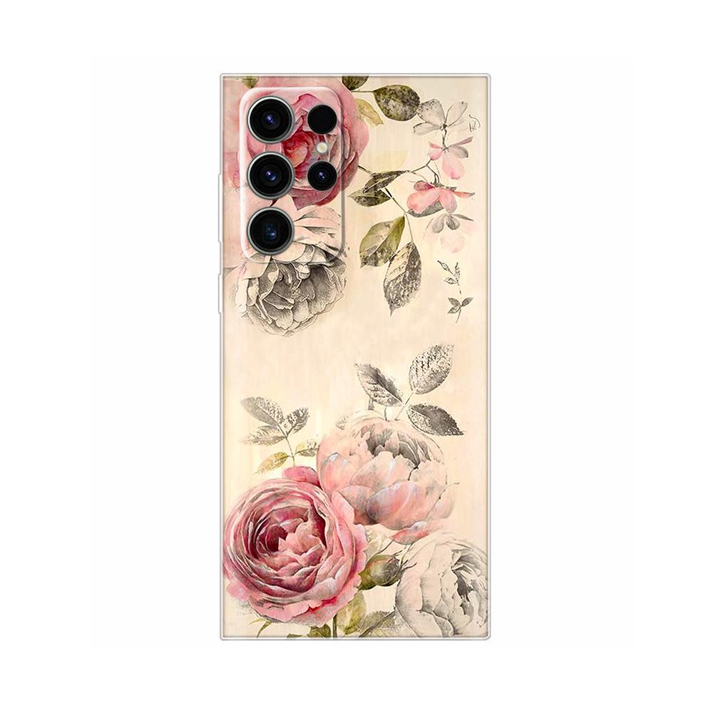 For Samsung S24 Ultra 5G Case S24 Plus Soft TPU Clear Silicone Phone Cases for Samsung Galaxy S24 Ultra S24+ Back Cover Bumper
