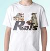 Rats White Kids Boys T-Shirt Animals Tee Rat Top Gift Design S S Kids Baby Sizes
