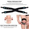1 Stück Kniebandage Übergröße, Doppelte Patellasehnen-Stützbandage, Verstellbarer Neopren-Stabilisator für Meniskusriss, Arthritis