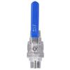 Ball Valve 304 Stainless Steel NPT 3 4in 2 Male Thread Manual Drive Cut Through Plumbing Fittings