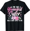 Youngest Sister Tee Rules Don't Apply to Me Funny Sibling Adult T-Shirt