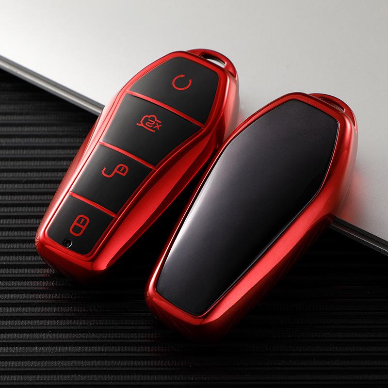BYD Key Case for 22 Qin Plus DMi, EV/e2/d1, Dolphin, e3, Yuan Pro - Full Coverage Shell