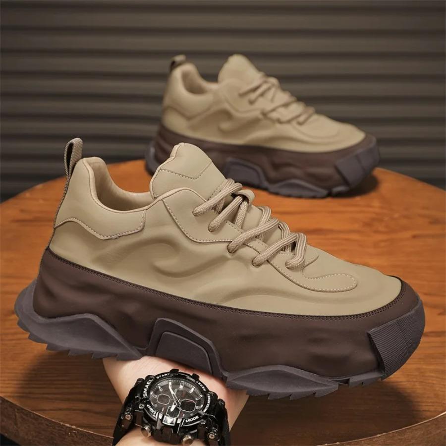 Fashion Men's Shoes Thick Sole Casual Sports Shoes Breathable Increase Non-slip Running Walking Shoes Fashion Men's Shoes